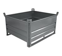 Recipiente apilable con listones de deslizamiento Heson, L x A 1200 x 1000 mm, carga máx. 1000 kg