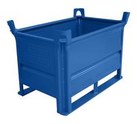 Recipiente apilable con listones de deslizamiento Heson, L x A 800 x 500 mm, carga máx. 2000 kg