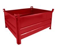 Recipiente apilable de pared maciza Heson, A x L 1000 x 1200 mm, carga máx. 1000 kg