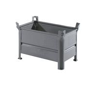 Recipiente apilable de pared maciza Heson, A x L 500 x 800 mm, carga máx. 500 kg