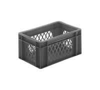 Recipiente apilable en euroformato, paredes perforadas, fondo cerrado L x A x H 300 x 200 x 145 mm