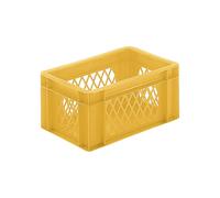 Recipiente apilable en euroformato, paredes perforadas, fondo cerrado L x A x H 300 x 200 x 145 mm