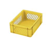 Recipiente apilable en euroformato, paredes perforadas, fondo cerrado L x A x H 400 x 300 x 145 mm