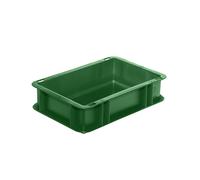 Recipiente apilable en euroformato, paredes y fondo cerrados L x A x H 300 x 200 x 75 mm