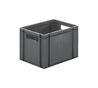 Recipiente apilable en euroformato, paredes y fondo cerrados L x A x H 400 x 300 x 270 mm