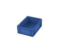 Recipiente apilable en euroformato, paredes y fondo cerrados L x A x H 400 x 300 x 50 mm