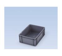 Recipiente apilable en euroformato, paredes y fondo cerrados L x A x H 400 x 300 x 50 mm
