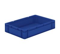 Recipiente apilable en euroformato, paredes y fondo cerrados L x A x H 600 x 400 x 120 mm