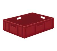Recipiente apilable en euroformato, paredes y fondo cerrados L x A x H 800 x 600 x 210 mm