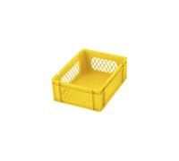 Recipiente apilable en euroformato, paredes y fondo perforados L x A x H 400 x 300 x 50 mm