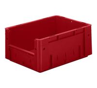 Recipiente apilable euronorma con asidero capacidad 14,5 l, L x A x H 400 x 300 x 175 mm, UE 4 unid.