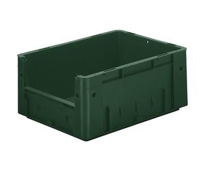 Recipiente apilable euronorma con asidero capacidad 14,5 l, L x A x H 400 x 300 x 175 mm, UE 4 unid.