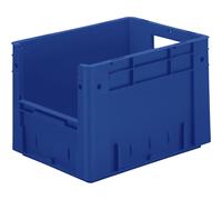 Recipiente apilable euronorma con asidero capacidad 29 l, L x A x H 400 x 300 x 320 mm, UE 4 unid.