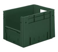 Recipiente apilable euronorma con asidero capacidad 29 l, L x A x H 400 x 300 x 320 mm, UE 4 unid.