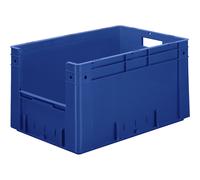 Recipiente apilable euronorma con asidero capacidad 60 l, L x A x H 600 x 400 x 320 mm, UE 2 unid.