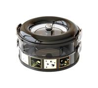 Recipiente apilable giratorio de boca ancha, organizador de alimentos duradero, almacenamiento de cocina multiusos, para mujeres, cocina, hogar, interior, oficina, para mujeres, cocina, hogar e