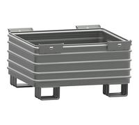 Recipiente apilable para cargas pesadas Heson, A x L 1000 x 1200 mm, con patas en forma de U