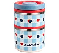 Recipiente Comida Portátil Escuela Oficina Trabajo(Blue) | Doble capa separada, evita para mezcla sabores, niveles comida, siempre, organizado