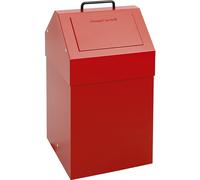 Recipiente con trampilla para separar materiales capacidad 45 l, A x H x P 320 x 650 x 310 mm, fijo