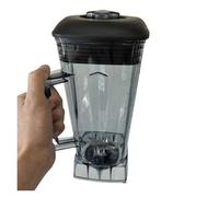 Recipiente cuadrado de 2 litros, jarra, taza, compatible con Hurakan BLW2, compatible con Gastrorag B-012AJ, tapa de cuchillas for licuadora