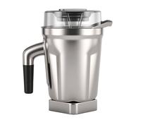 Recipiente de acero inoxidable de 64 onzas, compatible con licuadora Vit 5200 5000 6300 Vm0103 Vm0197 E310 A2500 Classic/Comercial, etc. Vaso de acero inoxidable de 64 onzas
