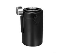 Recipiente de almacenamiento al vacío para granos de café con construcción de acero inoxidable, operación con un botón, higrómetro integrado, sello hermético para proteger los granos del deterioro