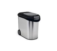 Recipiente de almacenamiento Curver Metallic 35 L con tapa y ruedas