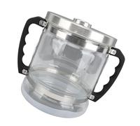 Recipiente de almacenamiento de agua destilada, 6 litros, botella de vidrio de fácil instalación, para aplicaciones de cocina y belleza, botella de vidrio de repuesto para destiladores de agua
