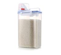 Recipiente De Almacenamiento De Arroz De 2 Kg, Recipiente Hermético Pequeño Para Alimentos Secos, Juego De Recipientes De Almacenamiento De Cereales Con Tapas, Recipientes De Alimentos Con Taza Medido