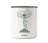 Recipiente de almacenamiento de café en grano - 1kg - Blanco