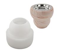 Recipiente de almacenamiento de silicona para frascos, moldes de fundición epoxi con tapas para almacenar moldes de tarro