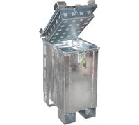 Recipiente de almacenamiento para baterías y pilas de iones de litio eurokraft pro, capacidad 30 l