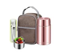 Recipiente de almuerzo caliente para almuerzo tarro aislado al vacío 1200 | almuerzo caja térmica para picnic deportes playa camping al aire libre senderismo escalada viaje oficina