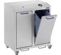 Recipiente de aluminio para separar materiales G®-COLLECT Gmöhling, capacidad 2 x 45 l