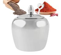 Recipiente de Azúcar - con Cuchara para Condimentos - Almacenamiento Hermético Acero Inoxidable Accesorios de Cocina para Condimentos