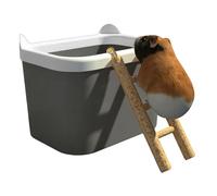 Recipiente de Baño de para Hámster Extraíble Grande y Enriquecimiento