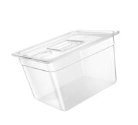 Recipiente de cocción a baja temperatura con función de visibilidad clara, adecuado para entusiastas cocineros caseros y restaurantes
