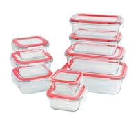 Recipiente de conservación Classbach C-FHD4011G set 9 piezas cristal Click & Safe