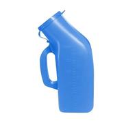 Recipiente de plástico para orina masculina a prueba de derrames, para orina de hospital, incontinencia, ancianos, viajes, conducción, camping, 1200 ml