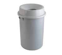 Recipiente de plástico para residuos gris