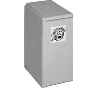 Recipiente de plástico para separar materiales VAR, recipiente individual de 40 l de capacidad