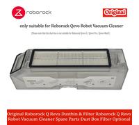 Recipiente de Polvo y Filtro Originales Roborock Q Revo, Repuestos para Aspiradora Robótica Roborock Q Revo, Caja de Polvo, Filtro Opcional Dustbin and 1 filter