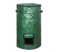 Recipiente de preparación de compost con proporciones equilibradas y accesorios funcionales que incluyen cierre seguro y panel de visibilidad para monitoreo continuo