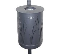Recipiente de residuos para exteriores 50 l para encementar