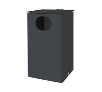 Recipiente de residuos para exteriores capacidad 35 l, H x A x P 537 x 325 x 388 mm