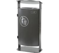 Recipiente de residuos para exteriores capacidad 70 l, H x A x P 1000 x 475 x 340 mm