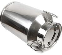 Recipiente de transporte de leche de acero inoxidable 304, cubo de hielo resistente, cubo de vino, tanque sellado de silicona para almacenamiento de líquidos/sólidos,