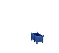 Recipiente de transporte y apilable de PE carga apilable 2500 kg