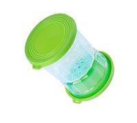 Recipiente de vidrio a prueba de fugas con diseño de reloj de arena, apto para refrigerador, filtro extraíble