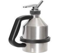 Recipiente dosificador de seguridad de acero inoxidable con grifo de dosificación precisa y conexión a tierra